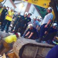 Construction worker rescued after trench collapse in Oxford Twp.