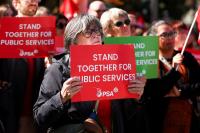 New Zealand public servants walk off job over pay offer