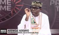 Adewole Adebayo: SDP Will Eliminate Poverty And Deal With Insecurity In Four Years