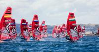 British Sailing Team windsurfers booked their places into gold fleets