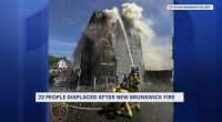 More than 20 displaced, 3 firefighters hurt in New Brunswick house fire