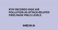 Kyiv Records High Air Pollution as Attack-Related Fires Raise PM2.5 Levels