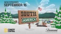 South Park becomes "South America": Trey Parker and Matt Stone rename the series to mock Donald Trump, Apple and Google