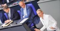 German far-right party taunts chancellor after its election triumph. He says it won't win a majority