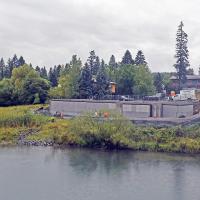 Bank stabilization required for new townhome along Whitefish River
