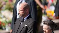 Prince William and Princess Anne have rare family reunion at King Harald V of Norway's funeral