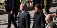 King Abdullah and Queen Rania at Harald’s Funeral