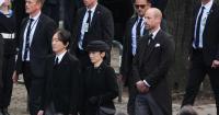 William walks in funeral procession in honour of King Harald V of Norway