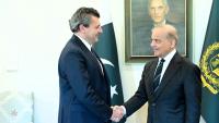 The Pakistani Prime Minister Meets with the New Italian Ambassador, Ugo Ciarlatani
