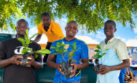Promoting climate adaptation: CSIR-SARI distributes 2,500 tree seedlings to communities