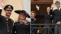 King Haakon makes historic first balcony appearance as new monarch welcomes in fresh era for Norway