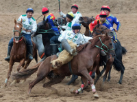 American Cowboys Take on a Wild Horseback Competition in Kyrgyzstan