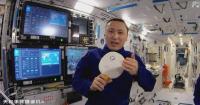 Astronauts play water-ball ping-pong in space lecture for Hong Kong, Macao students