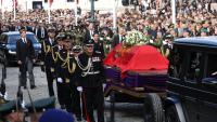Oslo falls silent for funeral of Norway's King Harald V