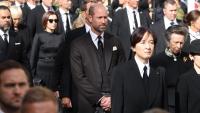 Prince William attends King Harald V of Norway's funeral