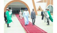 Gambian President leaves Nouakchott After Attending Inauguration Ceremony