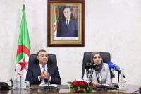 The Algerian Minister of Interior Installs Fouzia Naama as Minister Delegate in Charge of Local Authorities