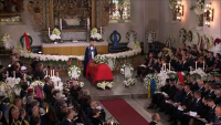 King Harald of Norway’s funeral ends with a touching nod to the mother he lost at a young age