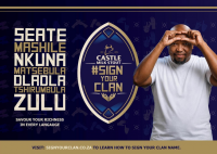 Castle Milk Stout gives African clan names a new voice in sign language