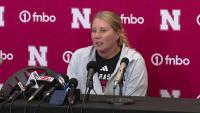 Husker volleyball head coach Dani Busboom Kelly discusses New Mexico, Big Ten Tournament