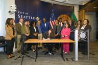 Mayor Wilson Signs Ordinance Establishing Seattle’s First “Do Not Solicit” List