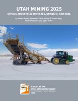 Utah Geological Survey Highlights $5 Billion Mining Industry in Annual Report