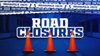 COLTS GAMEDAY TRAFFIC ADVISORY: Downtown road closures, I-65 and I-70 construction to impact travel