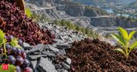 In 2009, researchers in Spain mixed grape waste with slate mining waste and created a soil-like material that could help barren mine dumps grow plants