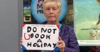 Woman's 16-week protest outside TUI over 'worst holiday' amid compensation offer