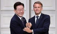 South Korean President Lee wraps up France visit, heads home
