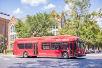 University of Alabama adds eight electric buses to Crimson Ride fleet