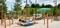 A beach in Baltimore? Rash Field Park’s second phase opens with pickleball, volleyball, more.