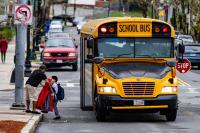 Fewer Boston school buses are making it to school on time this year