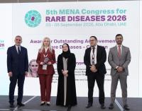 Dr. Skrypnyk Honored with the Outstanding Achievement Award in Rare Diseases at the 2026 Middle East and North Africa Rare Diseases Conference