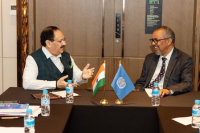 WHO chief meets Nadda, praises India’s healthcare gains, hails progress in maternal, child health