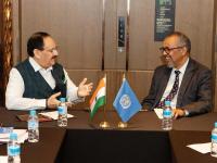 WHO chief meets JP Nadda, praises India’s health gains in maternal, child care and TB fight