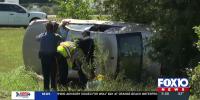 Rollover crash on Alabama 59 in Summerdale leaves teen and woman trapped