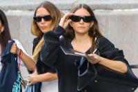 Mary-Kate and Ashley Olsen Have Rare New York City Outing in Coordinated Outfits Ahead of Fashion Month