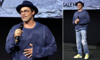 Brad Pitt looks hipster-chic in tattered outfit at Heart of the Beast screening after being humiliated by kids