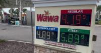 Florida gas prices stay near $4 as record diesel costs fuel inflation concerns