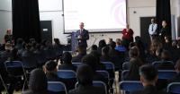 Pupils start the new academic year looking smart in the uniforms they designed