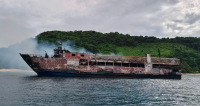 5 Dead, Dozens Missing After Fire On Passenger Ferry Off Philippines