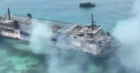 Fire on passenger ferry in Philippines leaves five dead and dozens missing