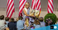 Kelley Paul shares children’s book, American history with GCA students