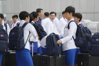Asian Games: North Korea athletes arrive in Beijing en route to Japan