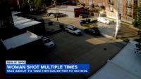Chicago mom shot multiple times in front of girl before school: Video