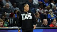 Which 2027 recruits are set to visit South Carolina, Dawn Staley this fall
