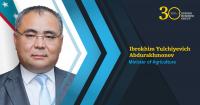 Ibrokhim Yulchiyevich Abdurakhmonov, Minister of Agriculture