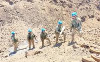 Kazakhstani peacekeepers continue demining operations on Golan Heights