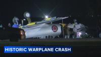Historic WWII warplane crashes at Heritage Field Airport in Limerick Township, Pennsylvania